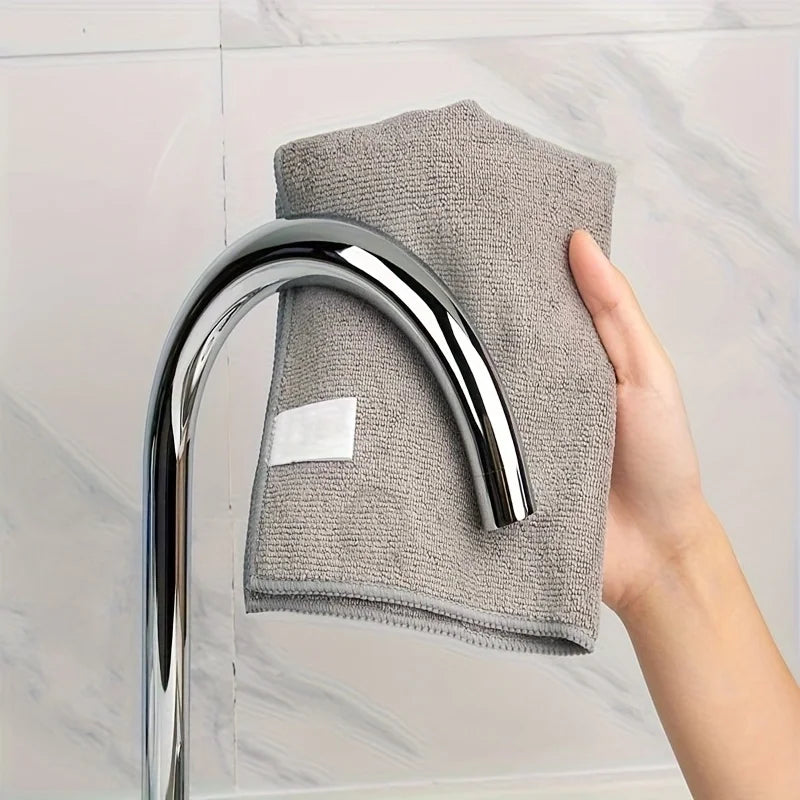 Premium microfiber cleaning cloths bulk pack for kitchen glass and home streak-free