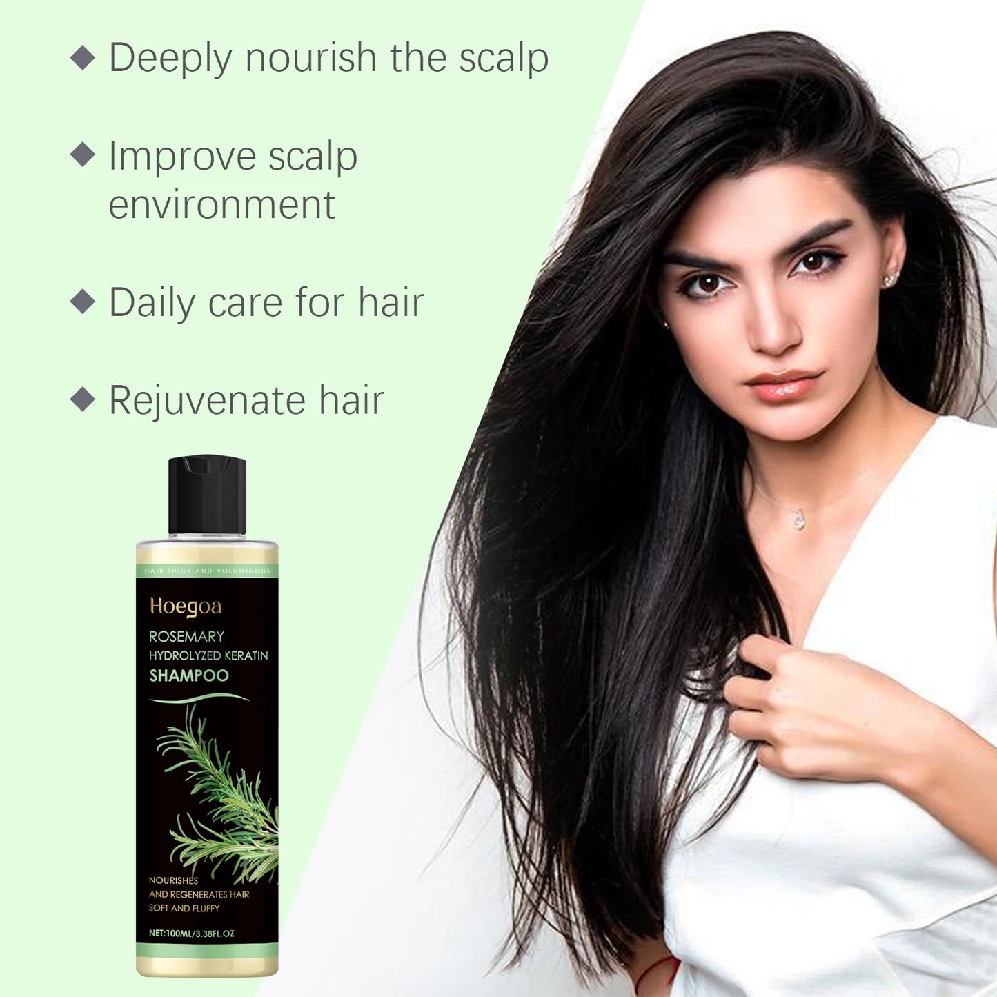 Hoegoa Rosemary Shampoo how to use instructions