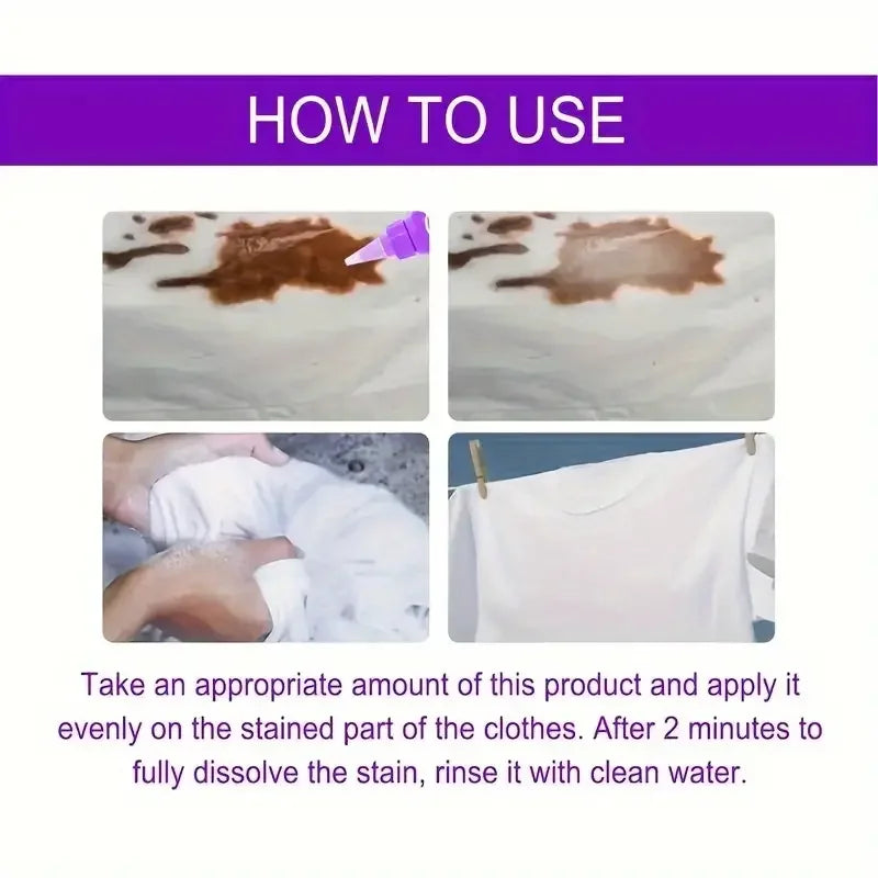 Active enzyme laundry detergent for white shirt stain removal and brightening