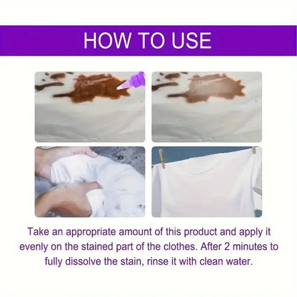 Active enzyme laundry detergent for white shirt stain removal and brightening
