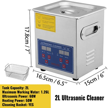 Ultrasonic cleaner 2L model