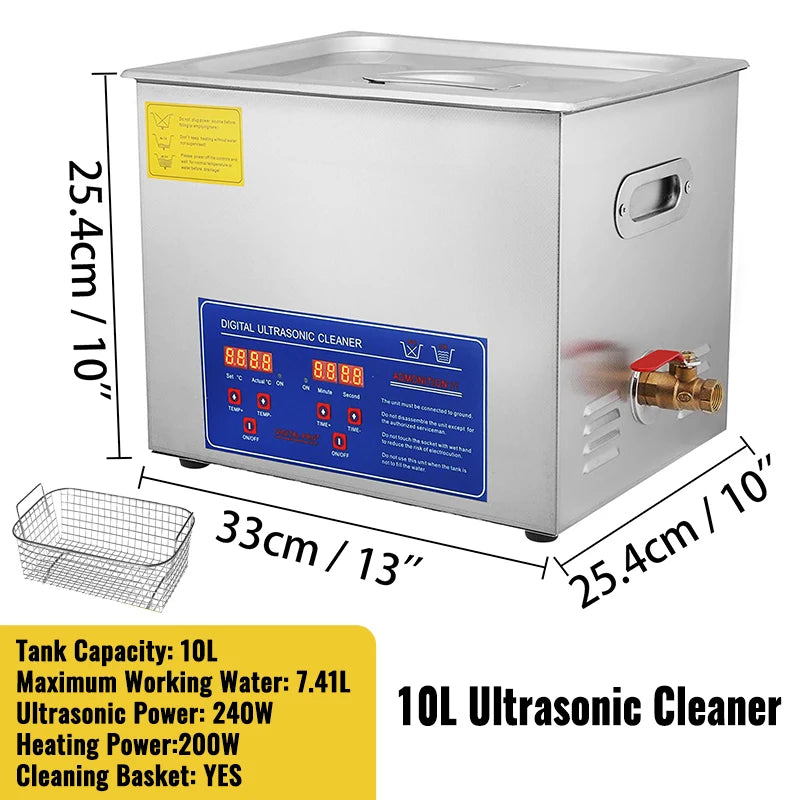 Ultrasonic cleaner 10L model