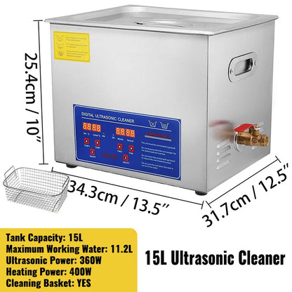 Ultrasonic cleaner 15L model