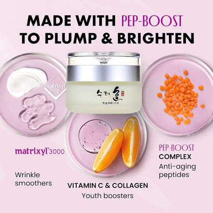 50g Collagen Face Cream for skin plumping and anti-aging K-beauty
