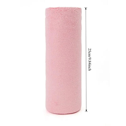 Reusable microfiber cleaning wipes roll eco-friendly washable paper towel replacement