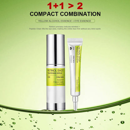 Korean Vita-A Retinol Serum and Eye Cream set for anti-aging and dark circles
